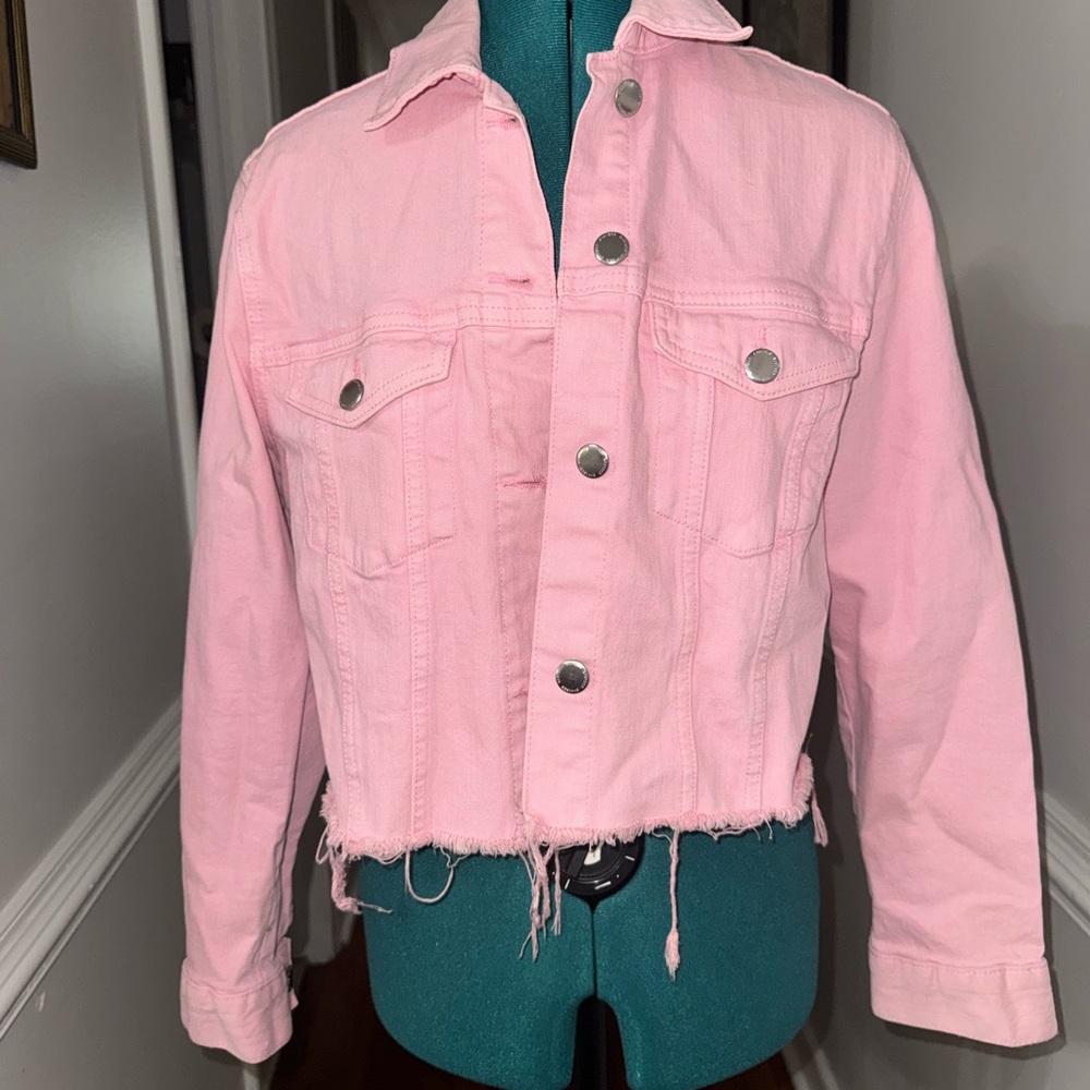 H&M Pink Denim Jacket